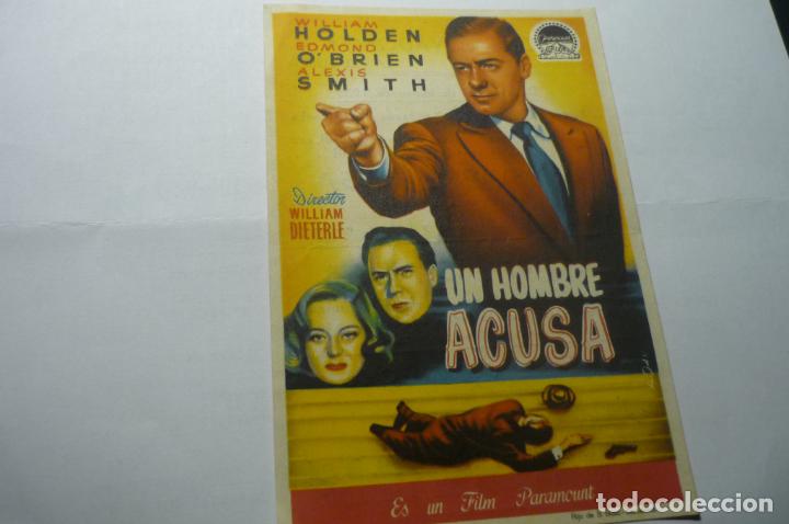Kino: programa un hombre acusa.-william holden