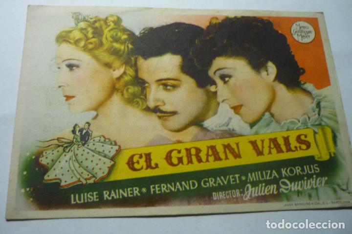 Cine: PROGRAMA EL GRAN VALS- PUBLICIDAD - Foto 1