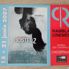 Cine: HOSTEL 2, RAMBLA CINEMES, L´HOSPITALET