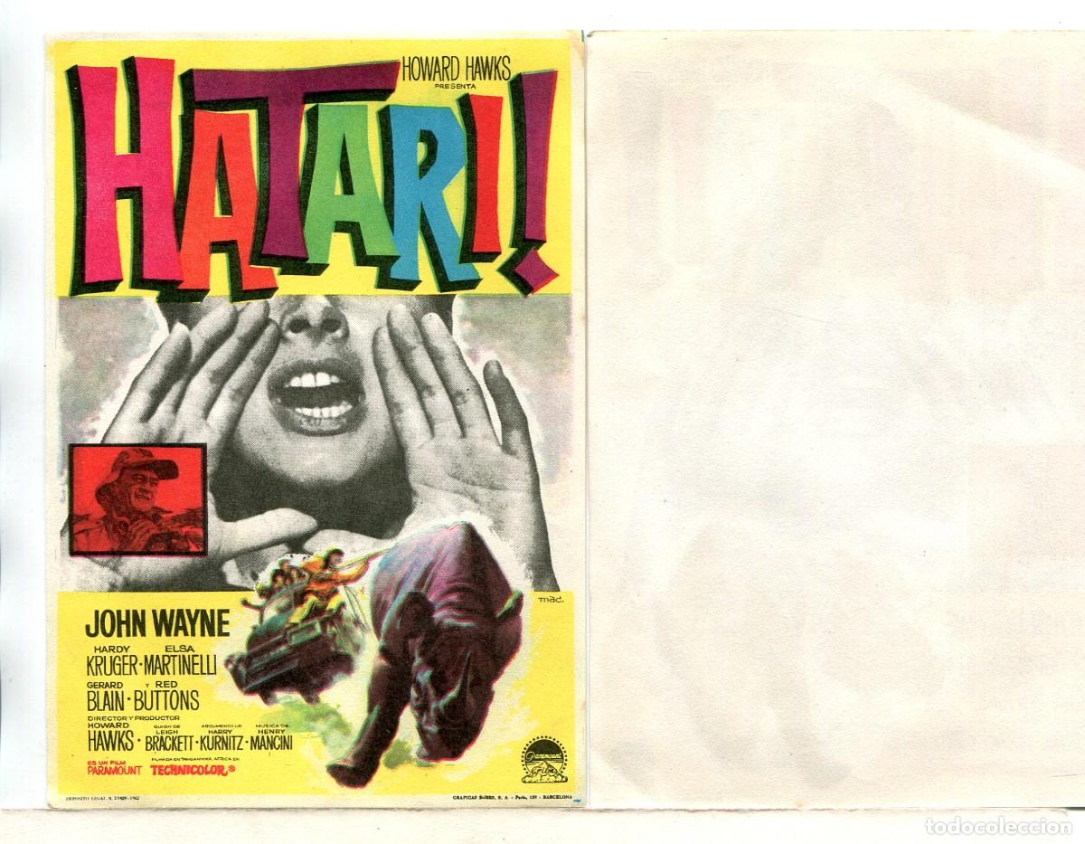 Cine: HATARI, con John Wayne. - Foto 1