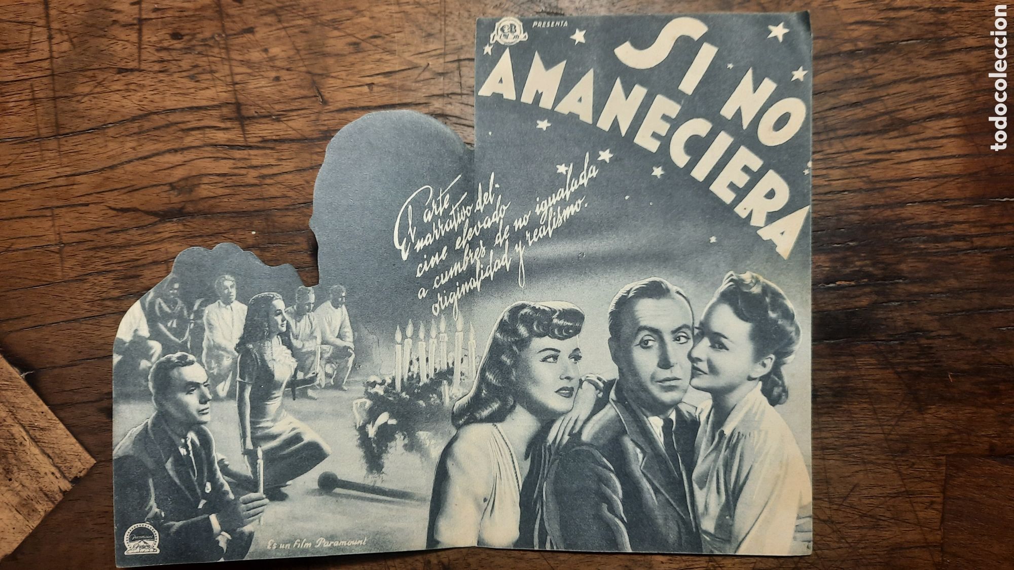 Cine: Programa de cine: Si no amaneciera (Troquelado) - Foto 3