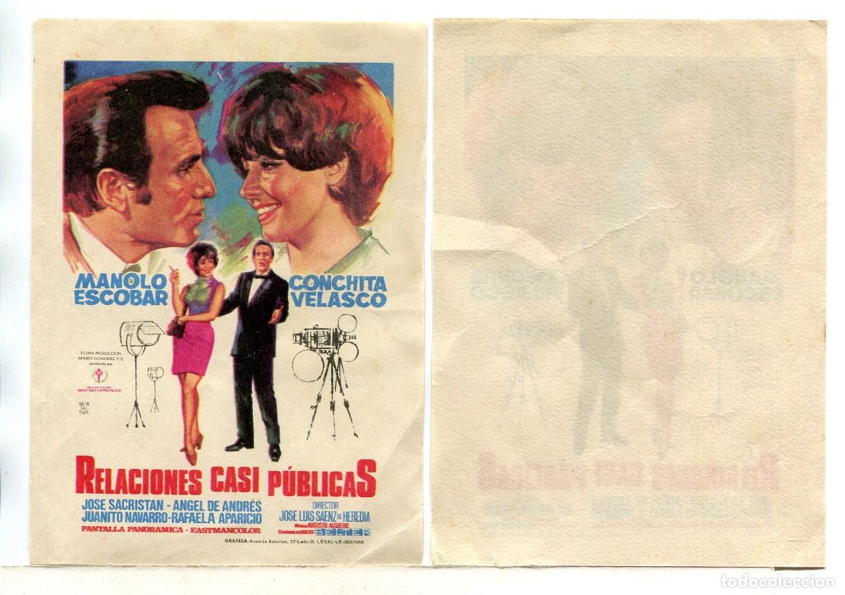Cinema: RELACIONES CASI P&Uacute;BLICAS, con Conchita Velasco.