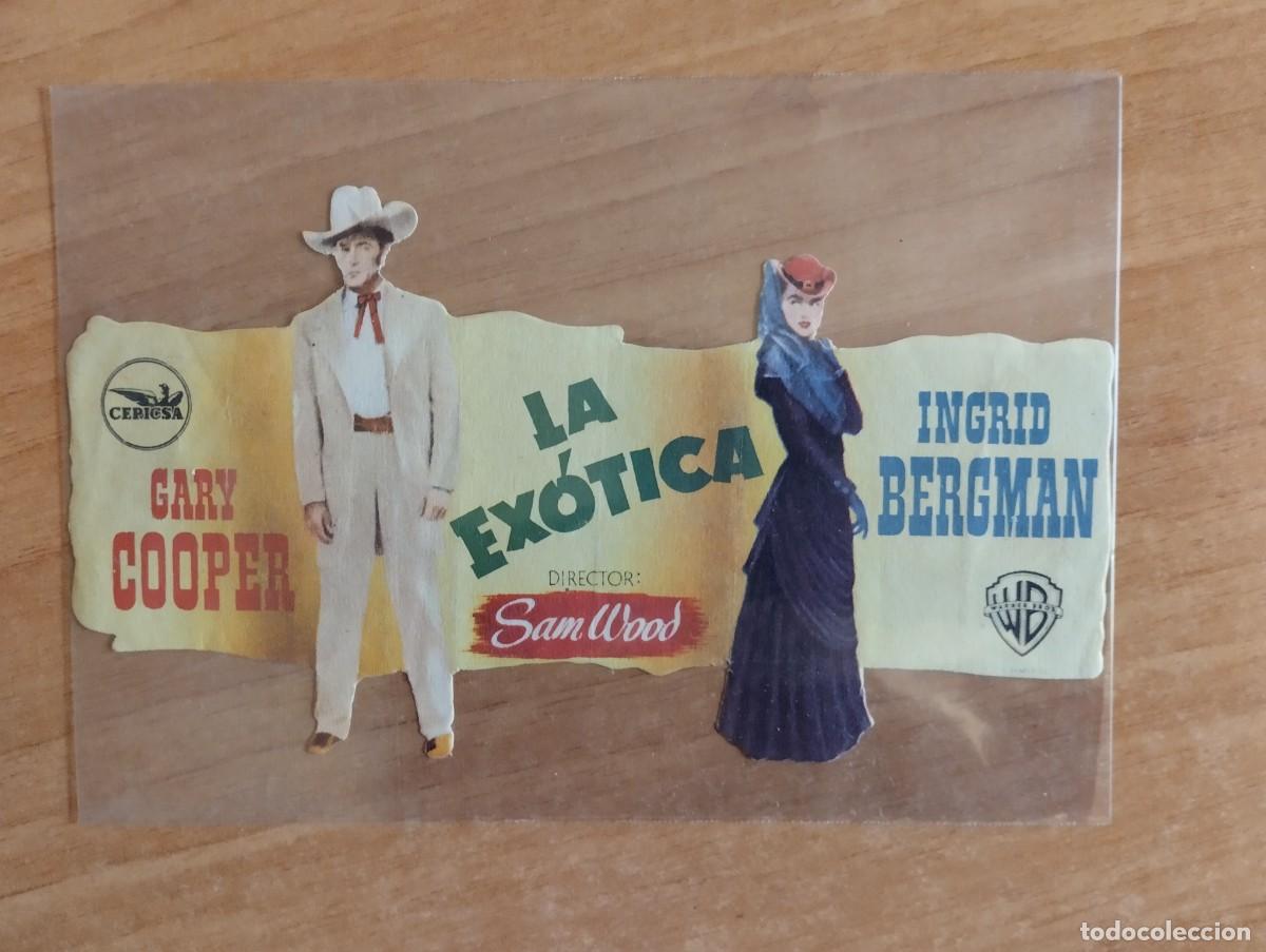 Cine: VERDE2-- PROGRAMA DE CINE - -. LA EXOTICA - Foto 1