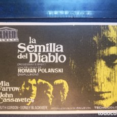 Cine: PROGRAMA DE CINE LA SEMILLA DEL DIABLO ROMÁN POLANSKI
