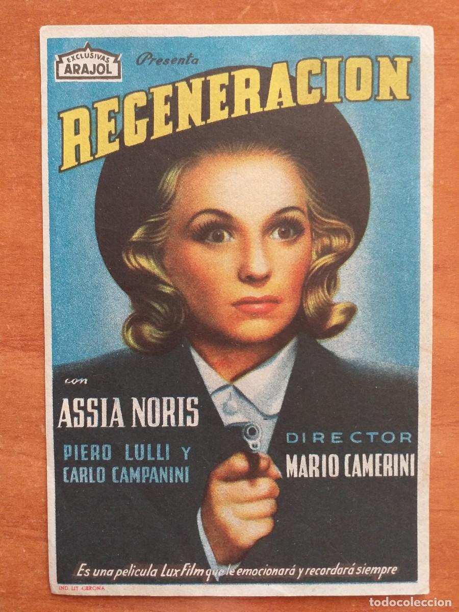 Cine: PROGRAMA DE MANO - REGENERACI&Oacute;N - Foto 1