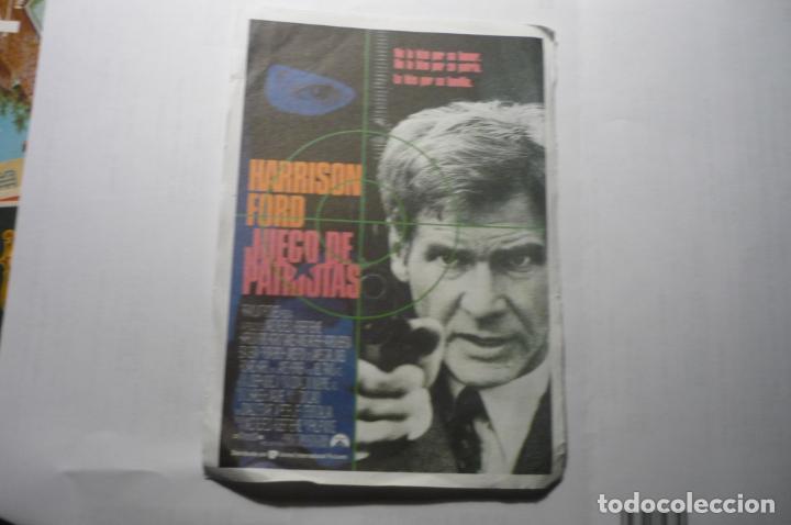 Cinema: PROGRAMA MODERNO JUEGO DE PATRIOTAS HARRISON FORD-DORSO CONCURSO&iexcl;&iexcl;