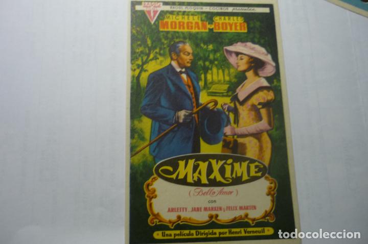 Cine: PROGRAMA MAXIME CHARLES BOYER publicidad reus kursaal - Foto 1