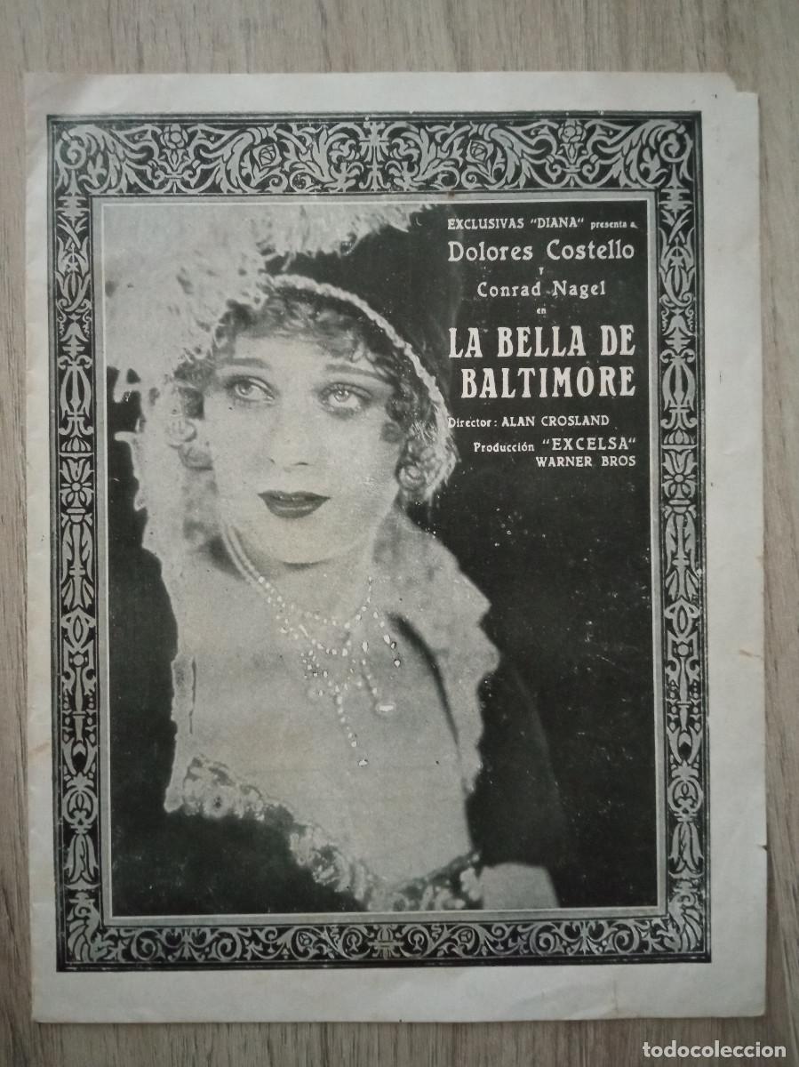 Cine: LA BELLA DE BALTIMORE, DOLORES COSTELLO - Foto 1