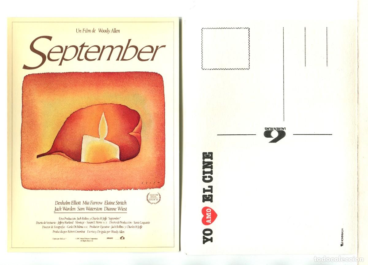 Cine: SEPTEMBER, de Woody Allen. POSTAL. - Foto 1