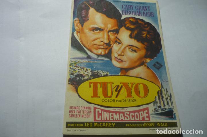 Cine: PROGRAMA TU Y YO-CARY GRANT PUBLICIDAD CENTRE -ARBOS - Foto 1