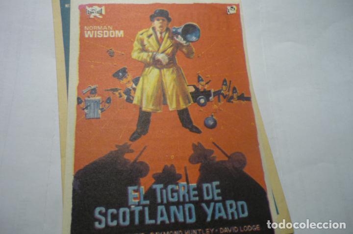 Cine: PROGRAMA EL TIGRE DE SCOTLAND YARD.- PUBLICIDAD - Foto 1