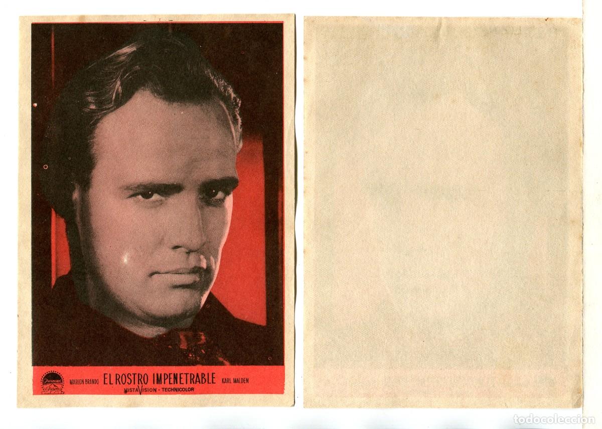 Cine: EL ROSTRO IMPENETRABLE, con Marlon Brando. - Foto 1