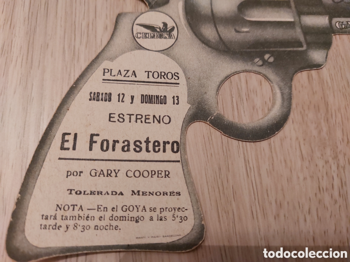 Cine: Programa troquelado El forastero con Gary Cooper - Foto 3