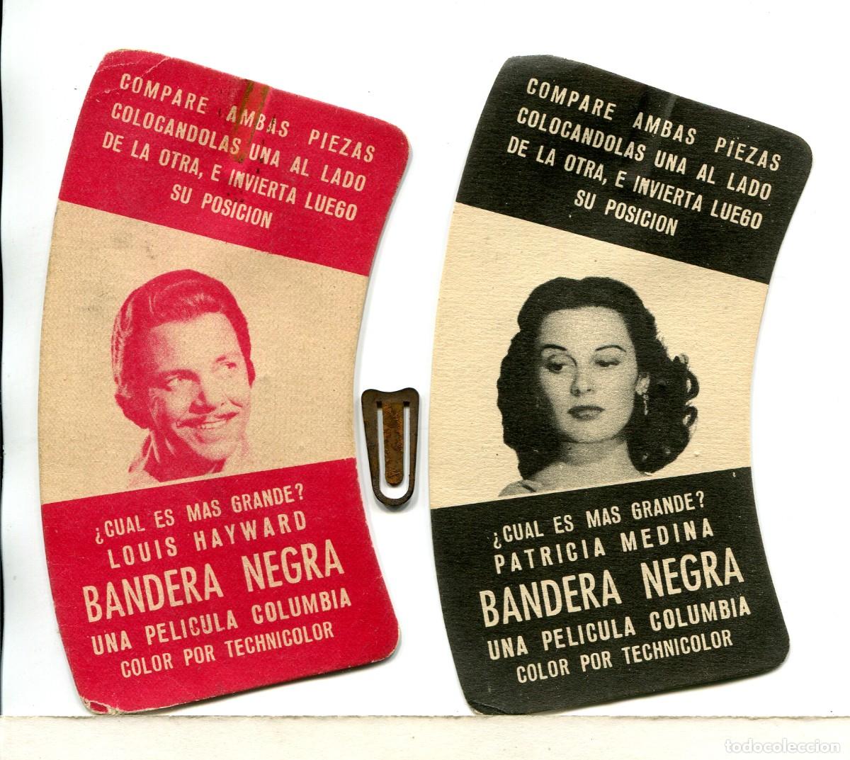  Flyers Publicitaires de films Anciens: BANDERA NEGRA, con Louis Hayward.