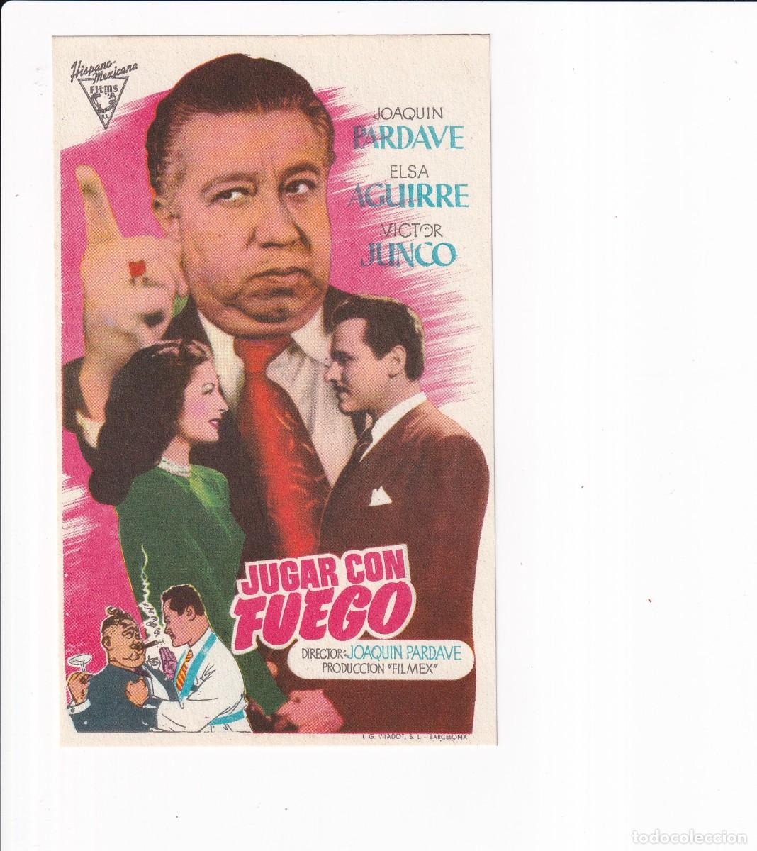 Cine: JUGAR CON FUEGO .- JOAQUIN PARDAVE - Foto 1