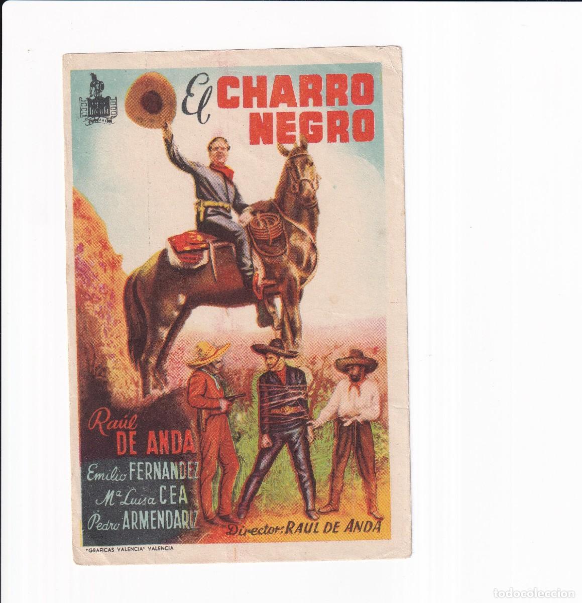 Cine: EL CHARRO NEGRO .- RAUL DE ANDA - Foto 1