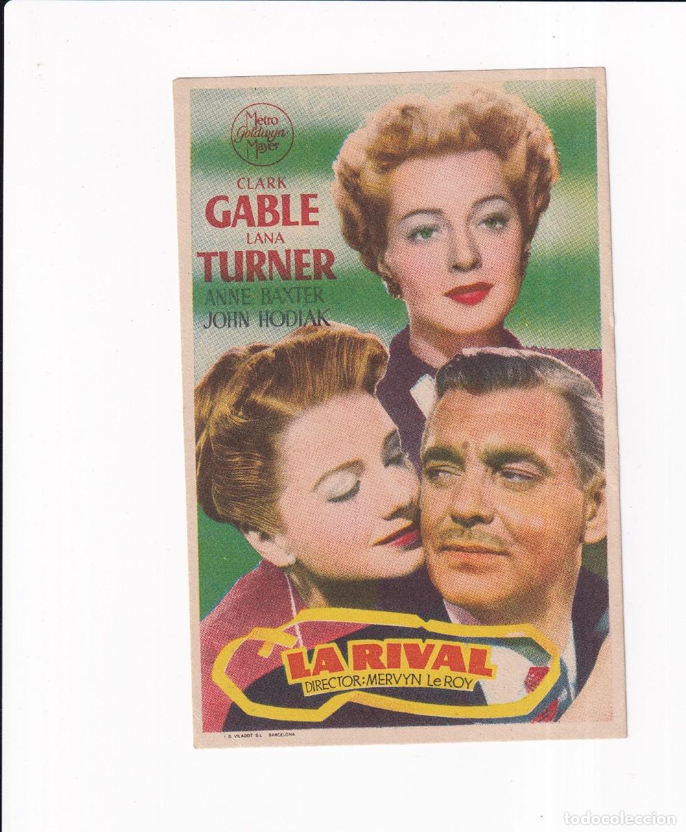 Cine: LA RIVAL .- CLARK GABLE - Foto 1