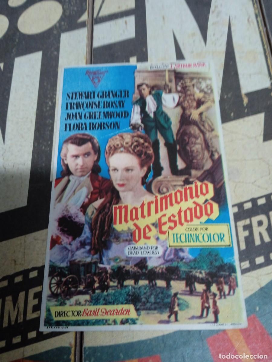  Flyers Publicitaires de films Anciens: Matrimonio de Estado con publicidad Cinema La Rambla Tarrasa