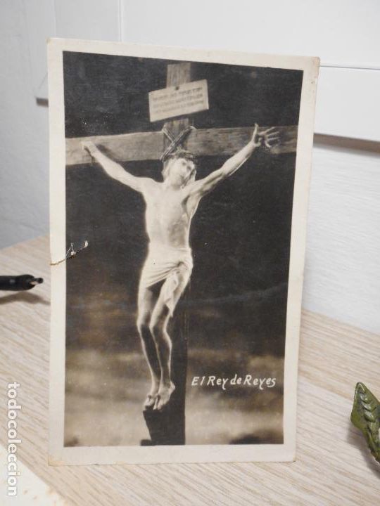 Folhetos de m&atilde;o de filmes antigos de cinema: ANTIGUO PROGRAMA? PELICULA EL REY DE REYES. ATENEO ARENYENSE. ARENYS DE MAR. EMPRESA DOMENECH 1929