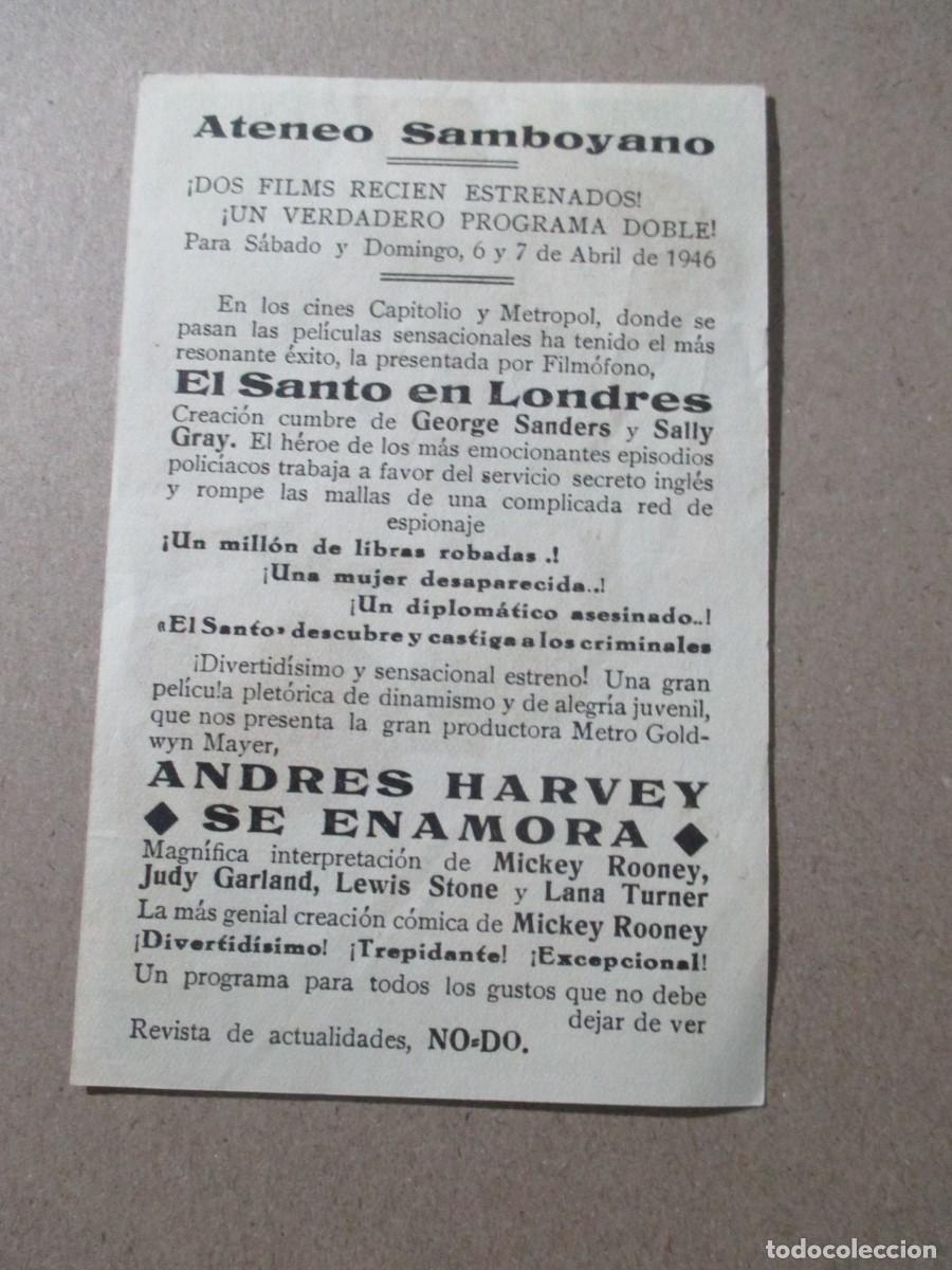 Cine: folletos de cine- antiguos - Foto 2