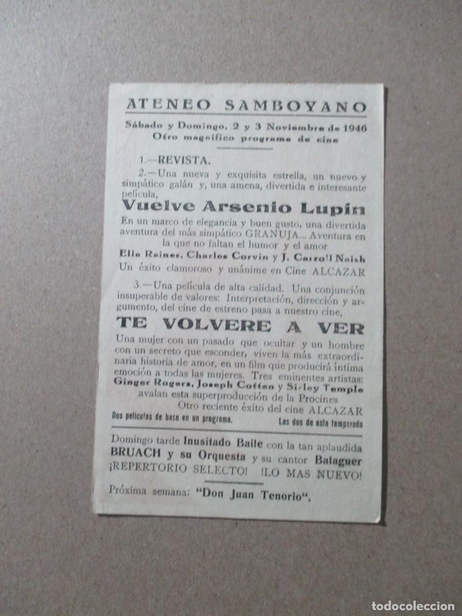 Cine: folletos de cine- antiguos - Foto 2