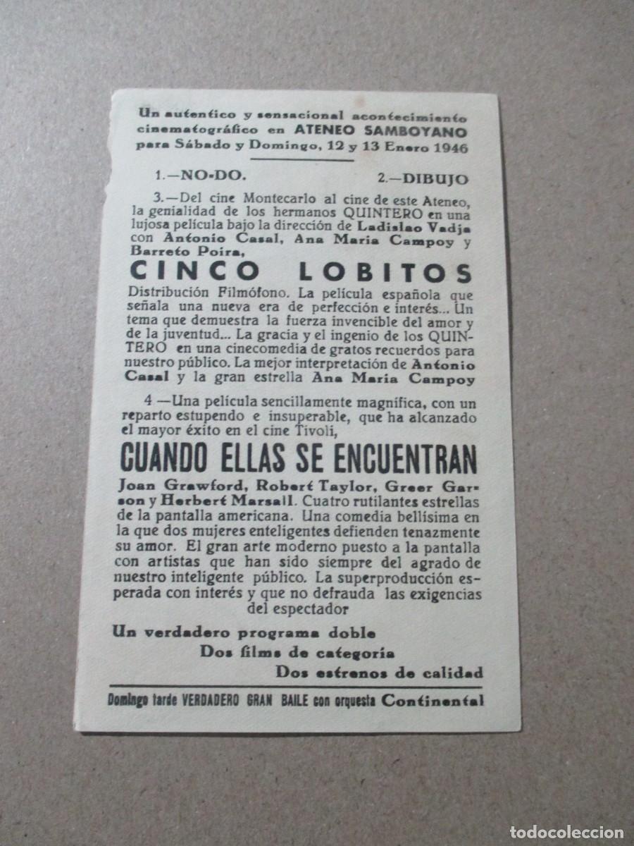 Cine: folletos de cine- antiguos - Foto 2