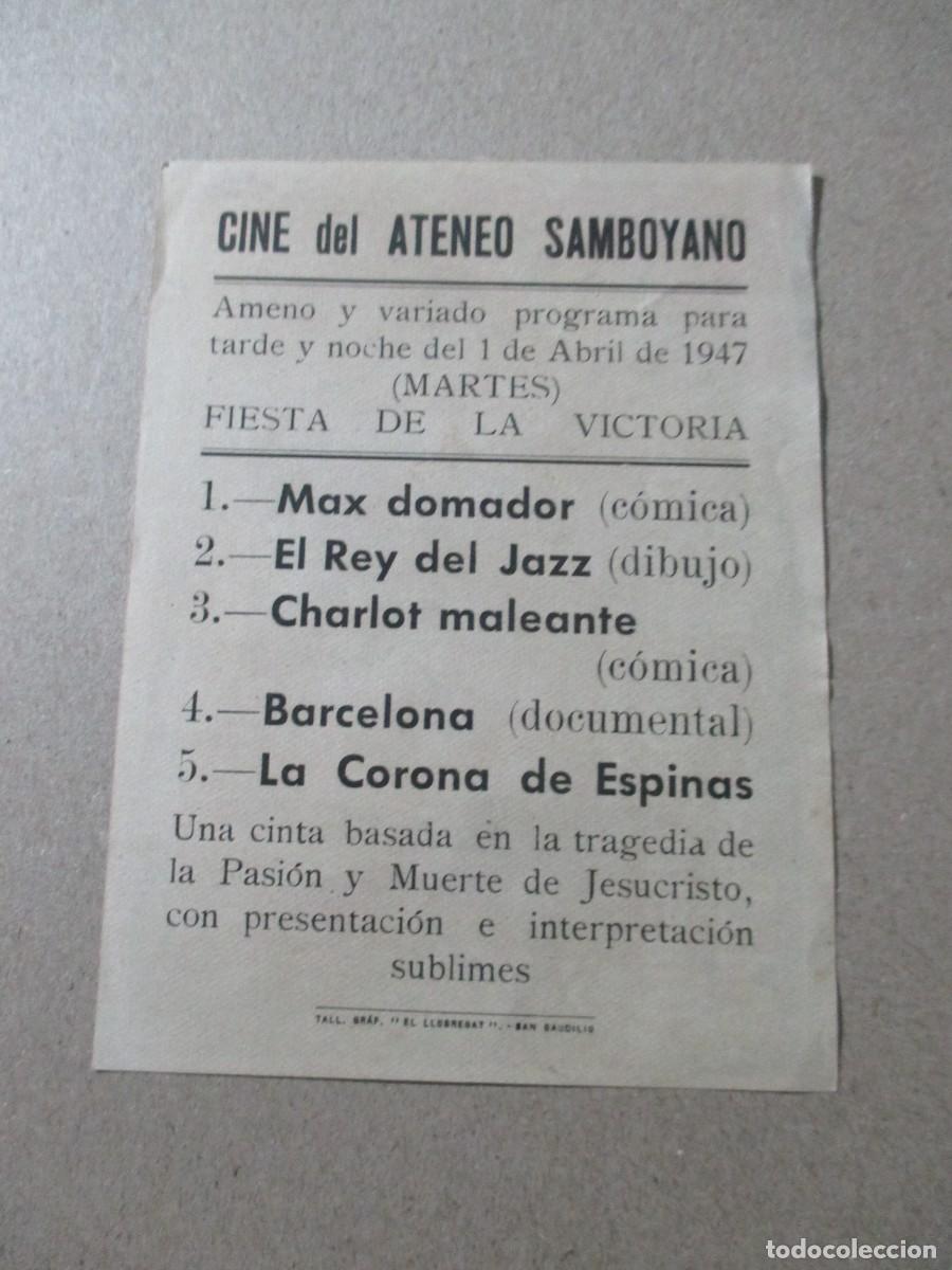 Cine: folletos de cine- antiguos - Foto 2