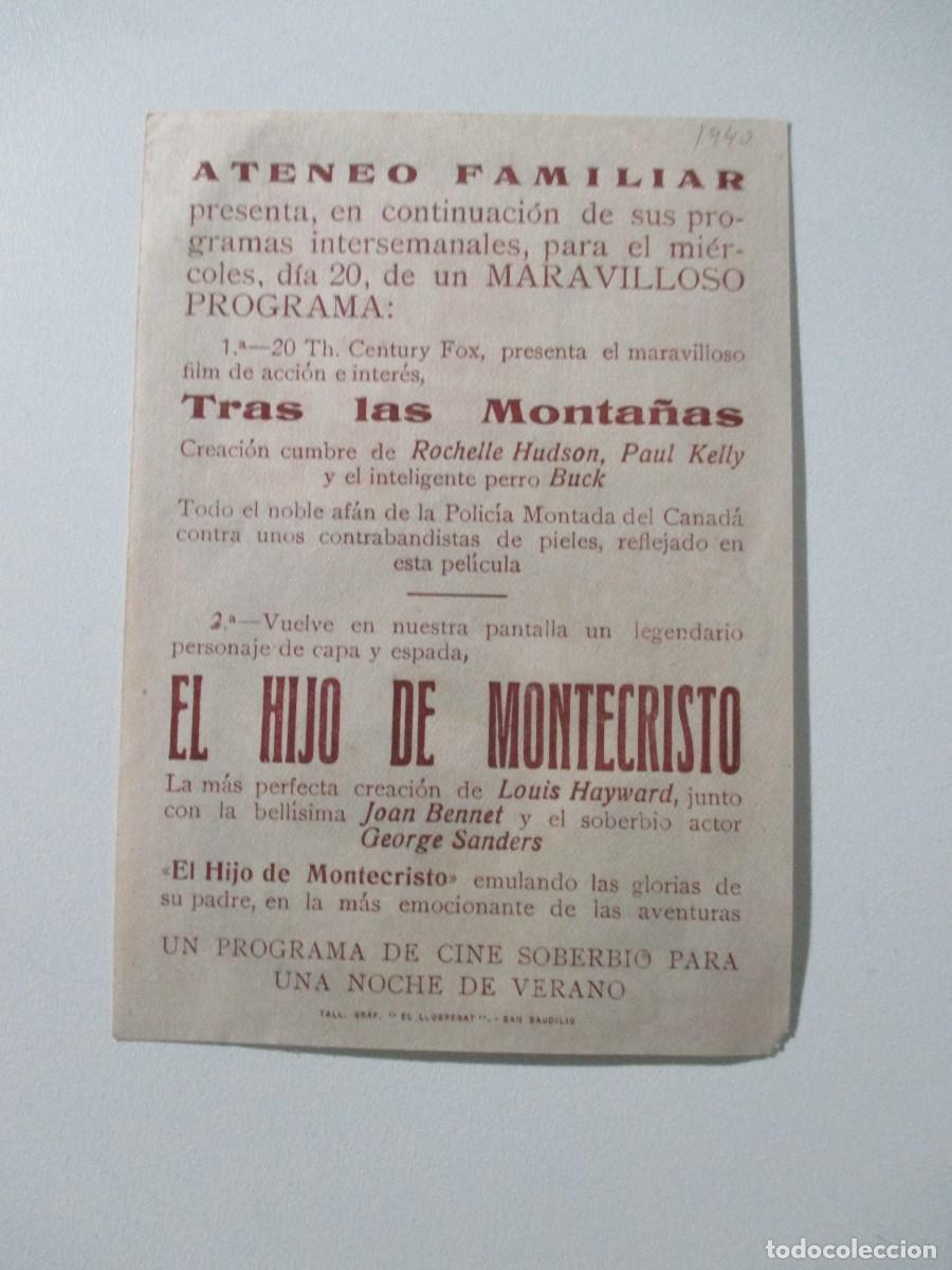Cine: folletos de cine- antiguos - Foto 2