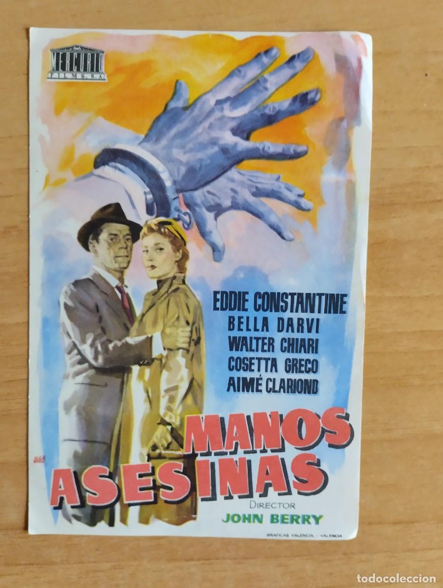Cine: NUM1,-- PROGRAMA DE CINE - -. MANOS ASESINAS - Foto 1