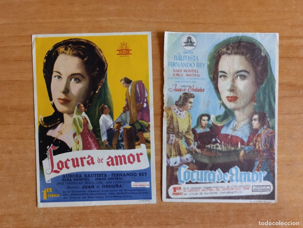 Cine: N&ordm;1-- PROGRAMA DE CINE-- LOCURA DE AMOR - Foto 1