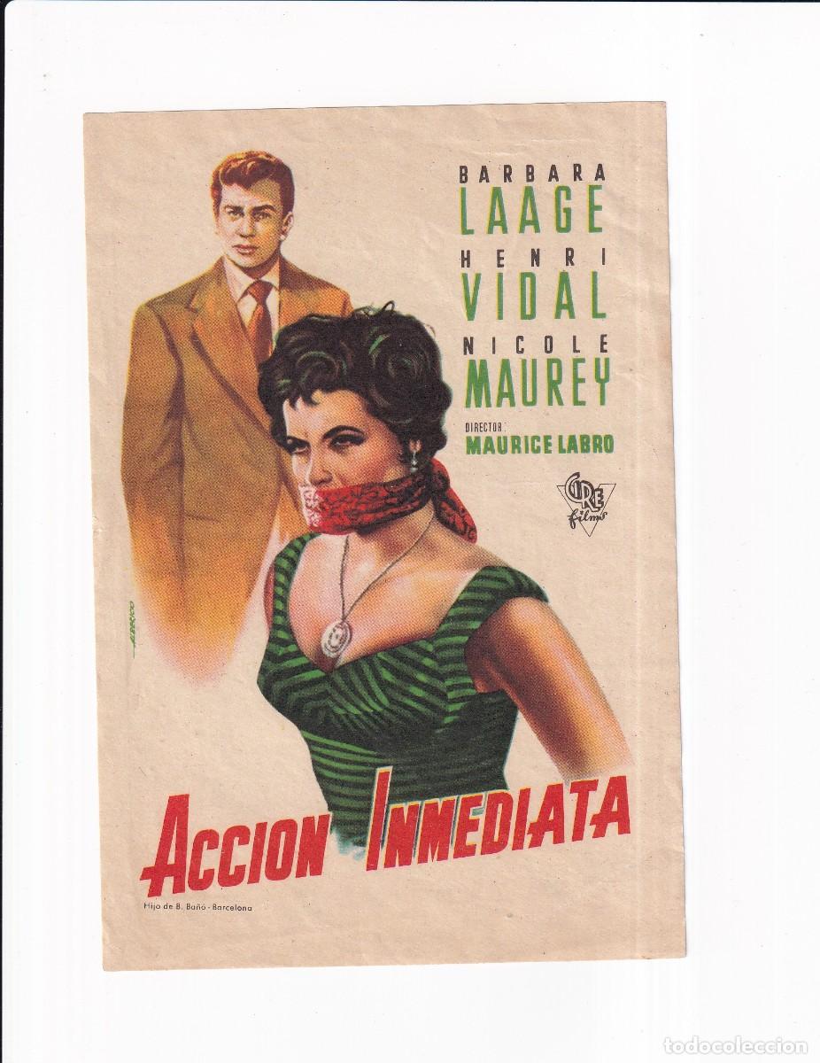 Cine: ACCION INMEDIATA : BARBARA LAAGE - Foto 1
