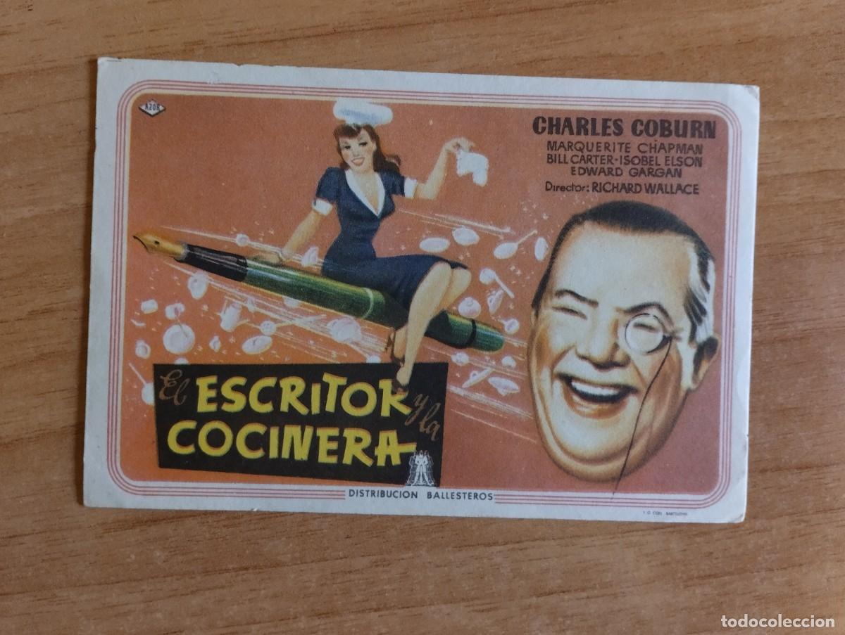 Cine: N&ordm;1-- PROGRAMA DE CINE-- EL ESCRITOR Y LA COCINERA - Foto 1