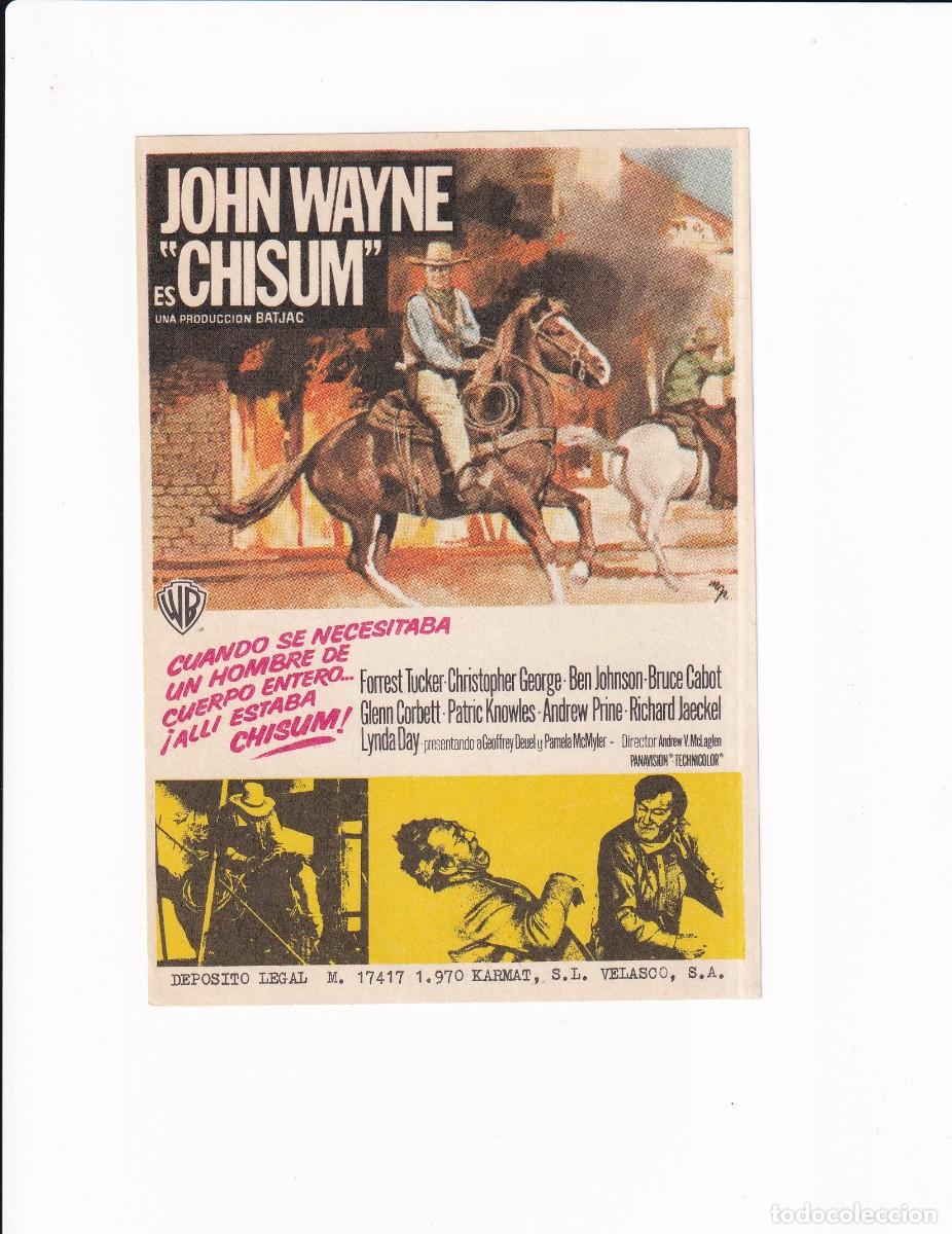 Cine: CHISUM: JOHN WAYNE - Foto 1