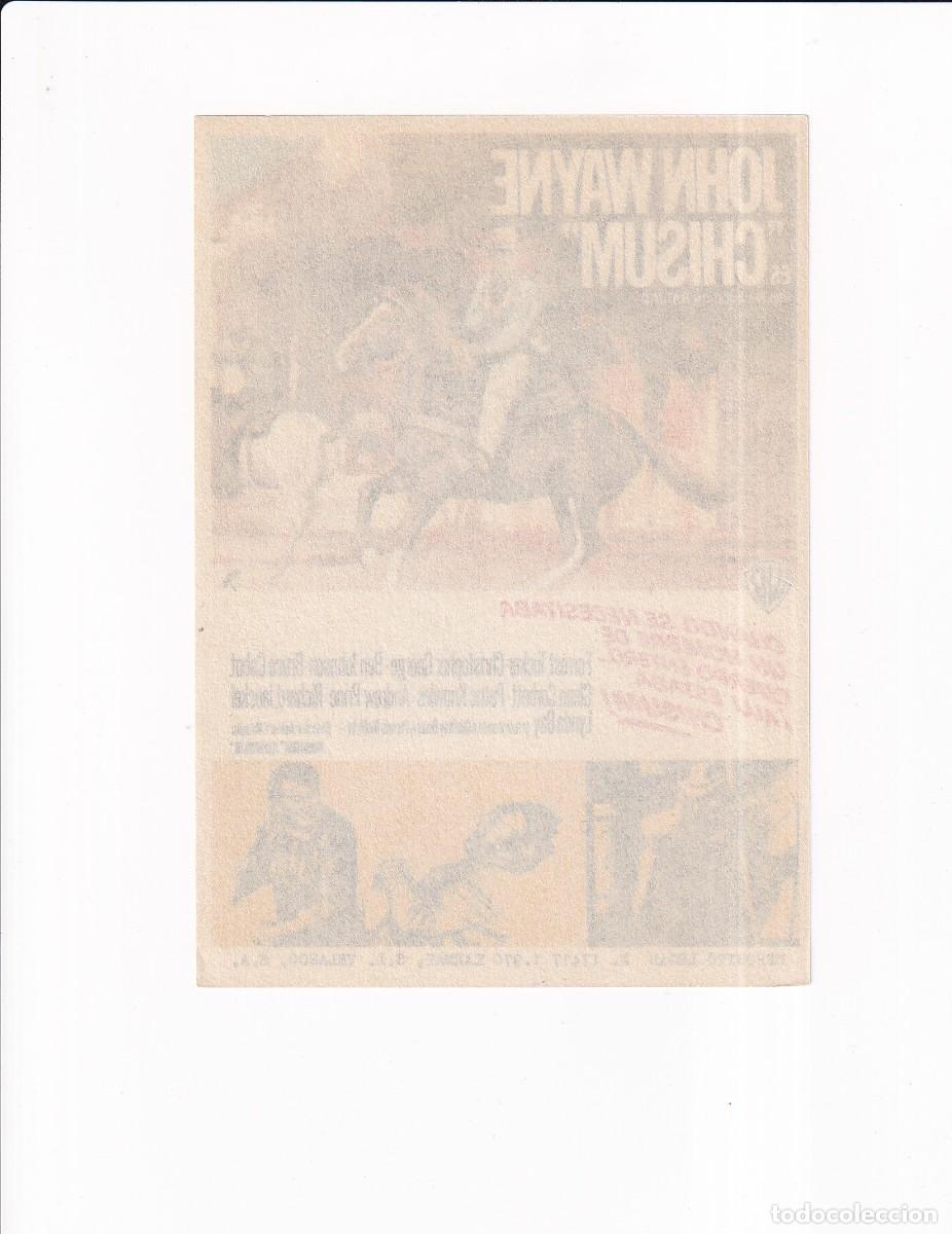 Cine: CHISUM: JOHN WAYNE - Foto 2