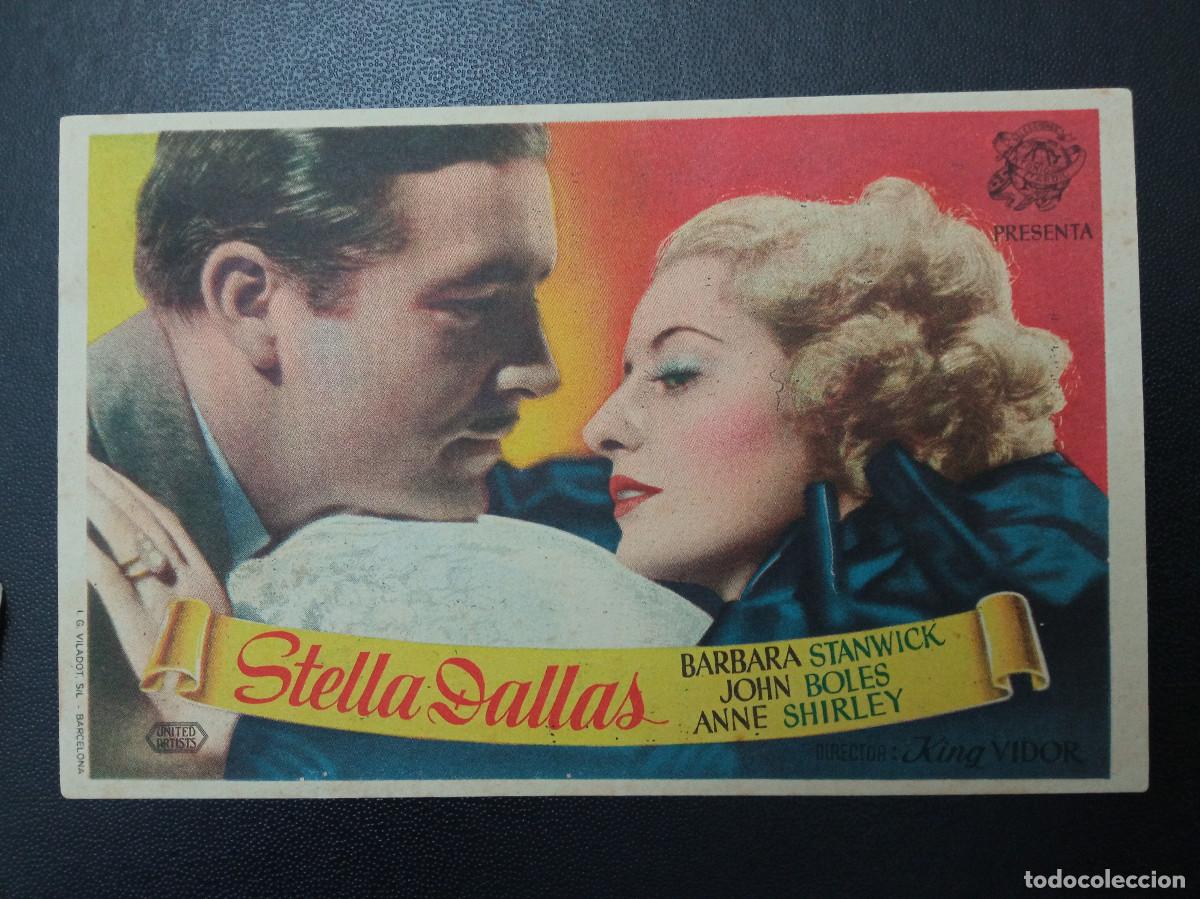 Cine: STELLA DALLAS, BARBARA STANWYCK, MONUMENTAL CINEMA DE SANTAPOLA, ALICANTE
