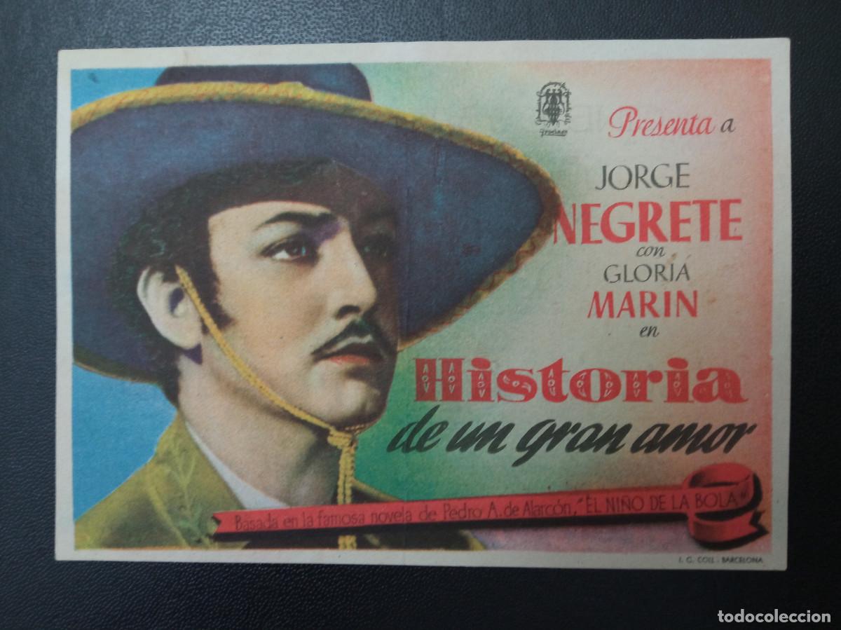 Cinema: HISTORIA DE UN GRAN AMOR, JORGE NEGRETE, INAUGURACI&Oacute;N DEL CINE DE VERANO DE COIN, M&Aacute;LAGA