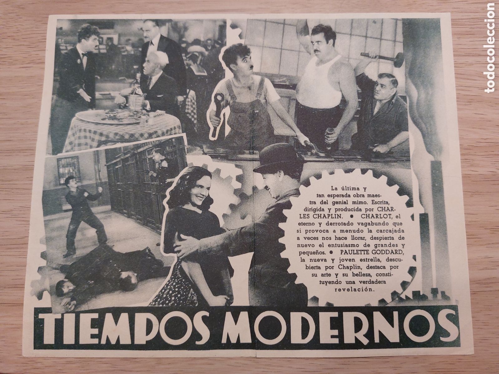 Cine: Programa doble Tiempos modernos de Charlie Chaplin. Sin publicidad. - Foto 2