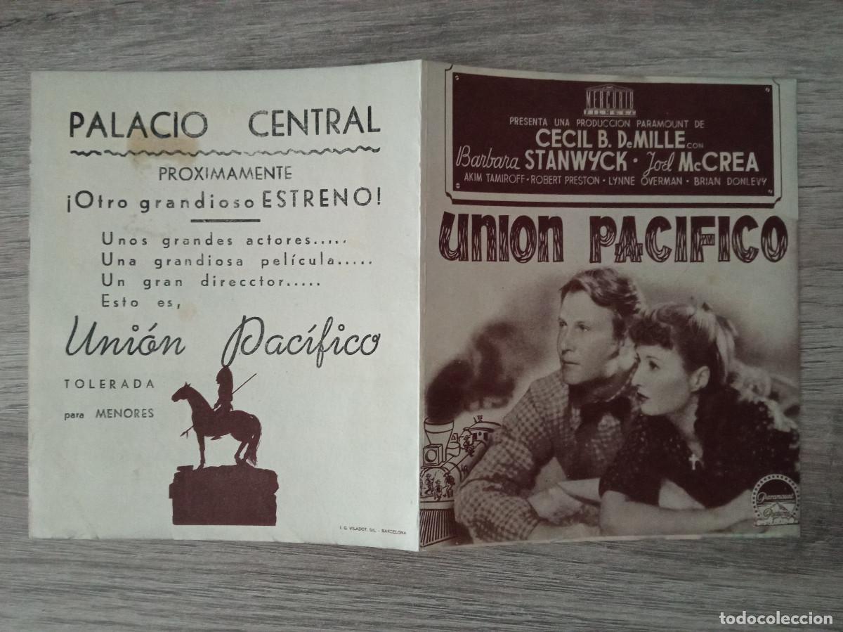 Cine: UNION PACIFICO, BARBARA STANWYCK, PALACIO CENTRAL - Foto 1