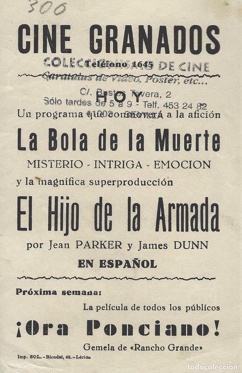 Cine: F5177 EL HIJO DE LA ARMADA-DIST. EDICI - Foto 2