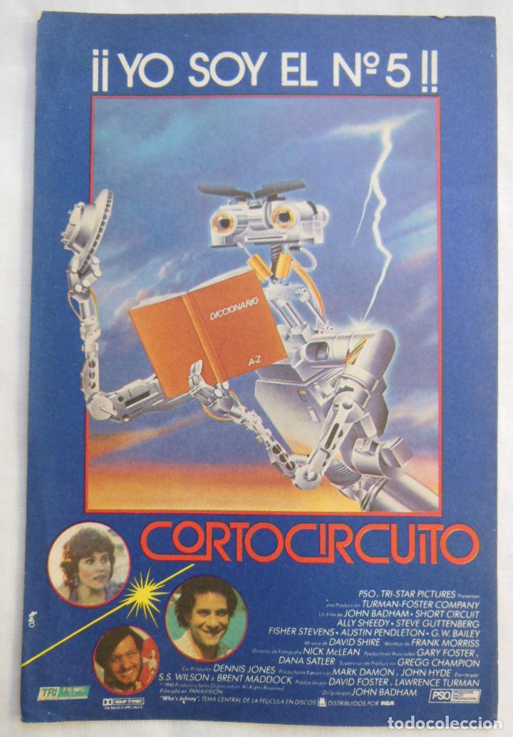 Cine: CORTOCIRCUITO. YO SOY EL N&ordm; 5 - Foto 1