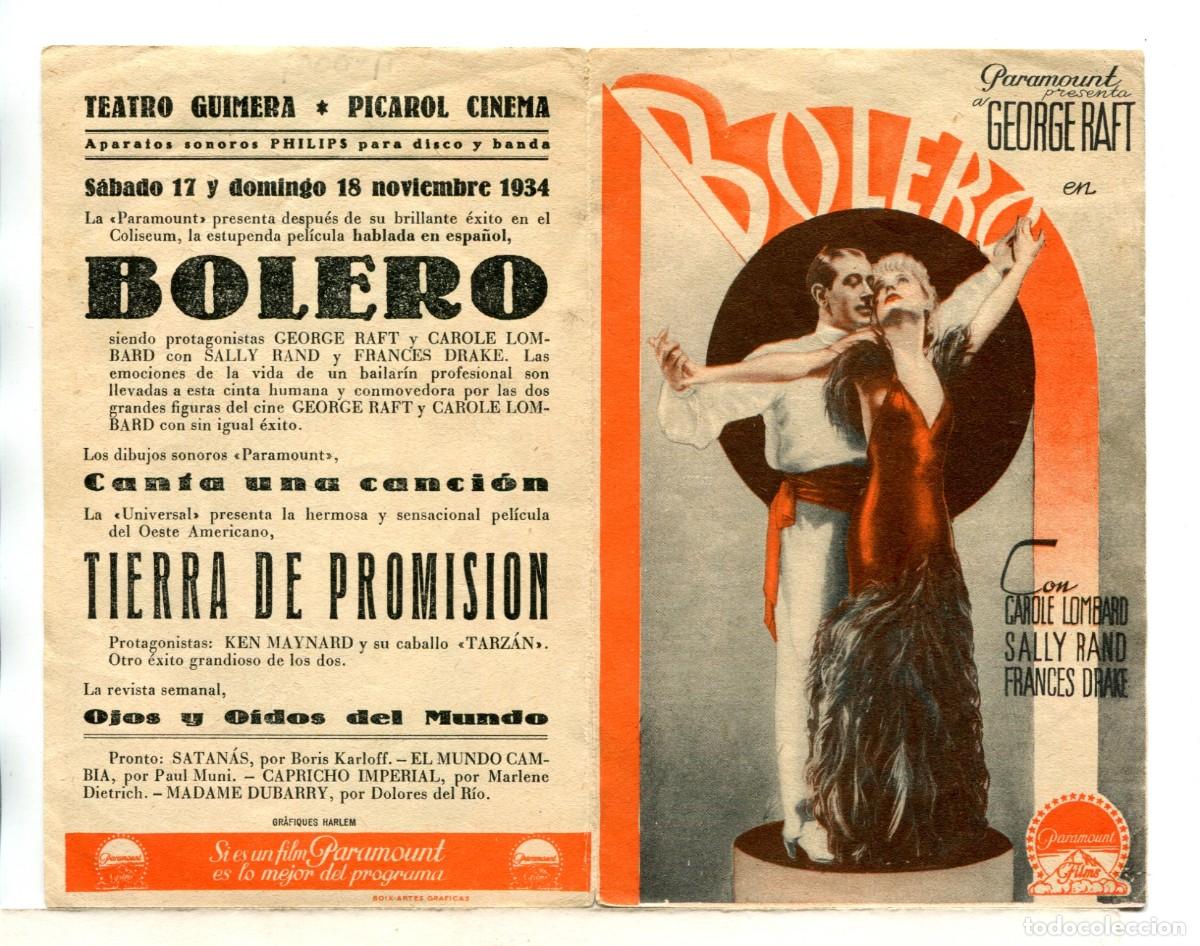 Cine: BOLERO, con Carole Lombard. - Foto 1
