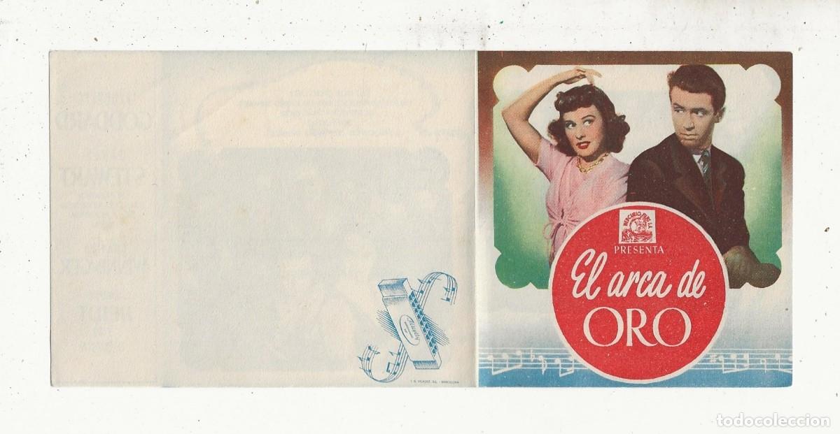 Foglietti di film di film antichi di cinema: EL ARCA DE ORO . PROGRAMA DOBLE ''BUEN ESTADO''