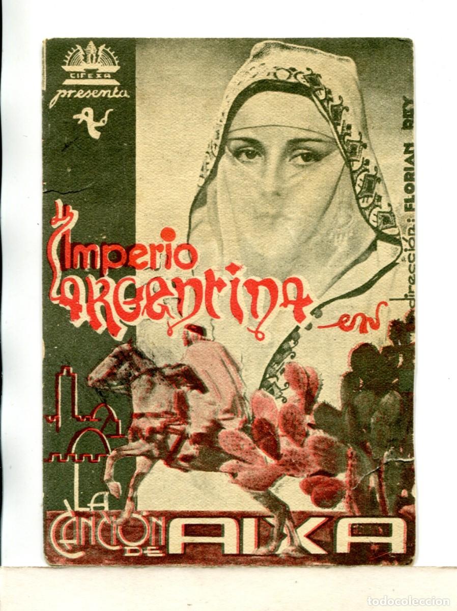 Cine: LA CANCI&Oacute;N DE AIXA, con Imperio Argentina. - Foto 1