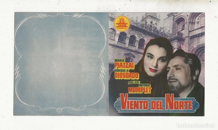 Cine: VIENTO DEL NORTE - PROGRAMA DE MANO DOBLE EXCELENTE ESTADO - Foto 1