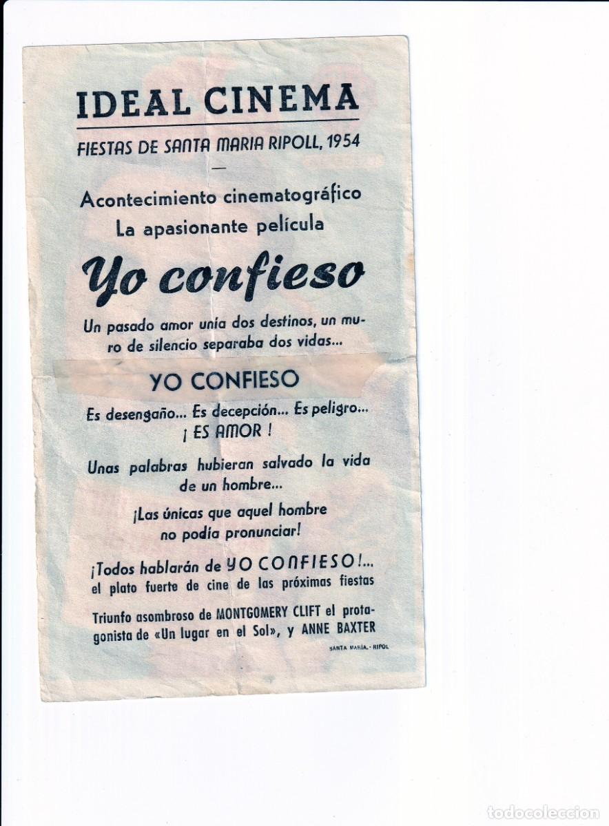 Cine: YO CONFIESO .- MONTGOMERY CLIF - Foto 2
