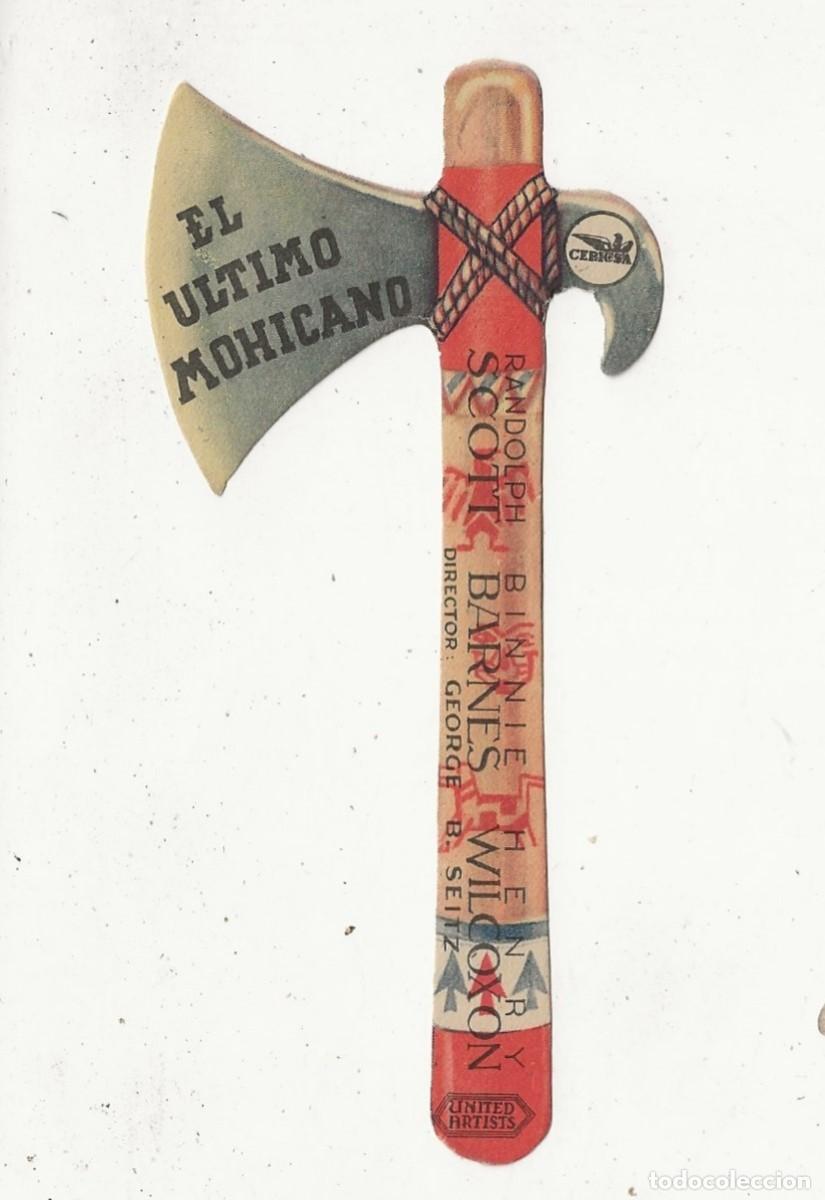 Cine: ULTIMO MOHICANO - PROGRAMA DE MANO TROQUELADO EXCELENTE ESTADO - Foto 1