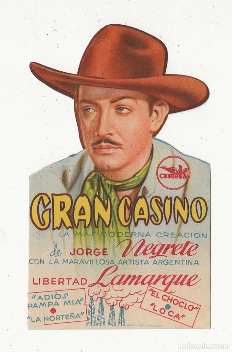 Cine: GRAN CASINO - PROGRAMA DE MANO TROQUELADO EXCELENTE ESTADO - Foto 1