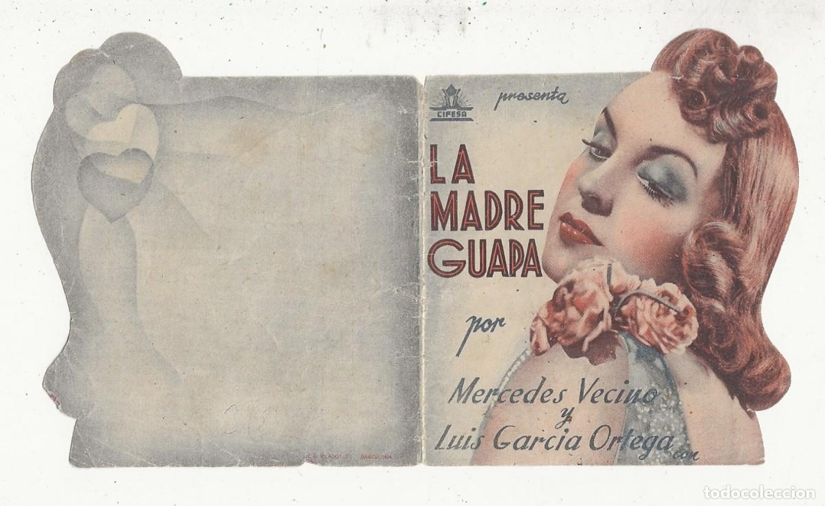 Cine: LA MADRE GUAPA - PROGRAMA DE MANO DOBLE TROQUELADO - Foto 1