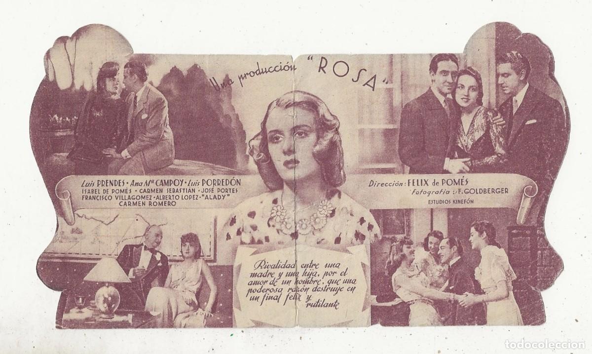 Cine: LA MADRE GUAPA - PROGRAMA DE MANO DOBLE TROQUELADO - Foto 2
