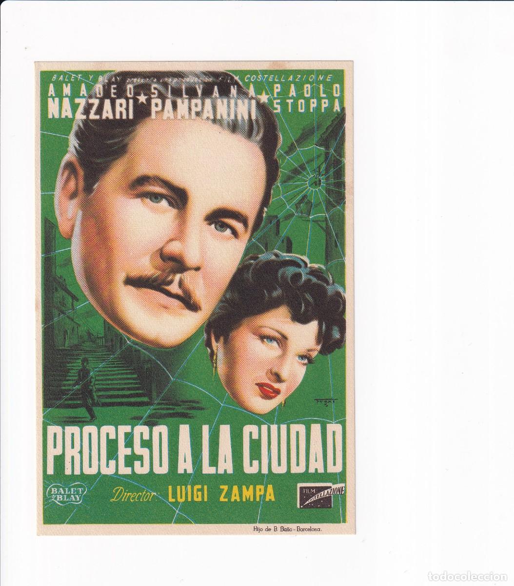 Cine: PROCESO A LA CIUDAD .- AMADEO NAZZARI - Foto 1
